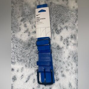 Nike Royal Blue Adjustable Belt Fits Waist Size 28-43”